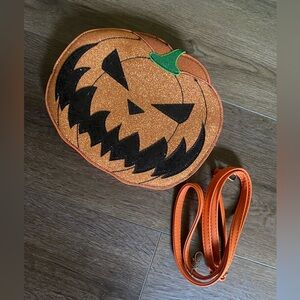sleepyville critters jack-o-lantern pumpkin purse